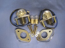 NEW MG MGB PAIR CHROME NUMBER