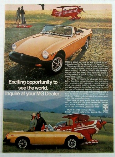 1977 mgb wide open - 1977,