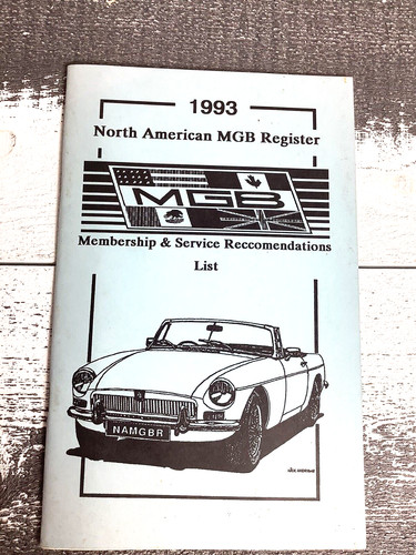 Mgb service recommendations - 93,