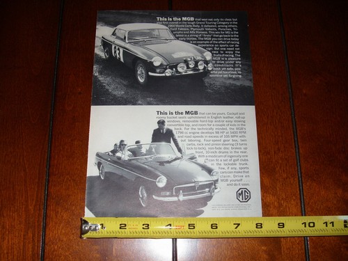 1964 mgb original ad - mgb,